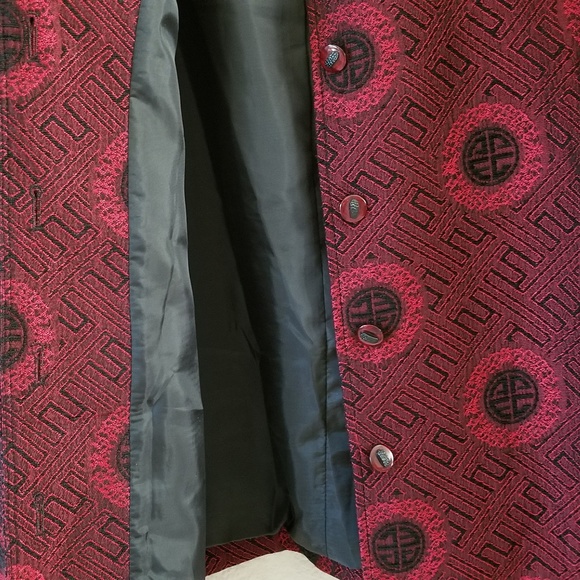 JM Petite Collection red and black jacket size 14p - Picture 3 of 6